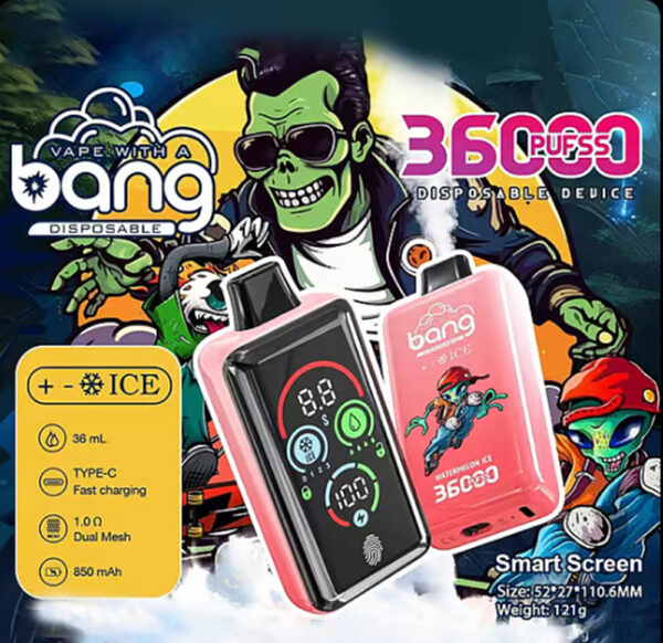 Bang 36000 Puffs Ice Level拋棄式電子煙